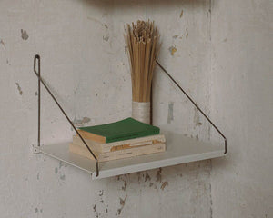 Single Shelf | Warm White Steel | D27 / W40