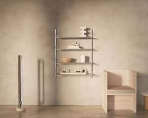 Shelf Library Single Section | Stainless Steel | H108.4 / W80
