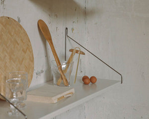 Single Shelf | Warm White Steel | D20 / W80