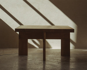 Farmhouse Coffee Table | Natural Oak | Square