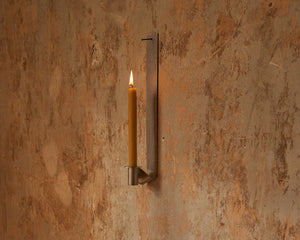 Ornament Candle Holder | Stainless Steel | Long