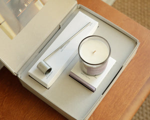 Gift Box: Scented Candle + Snuffer | Painted Desert