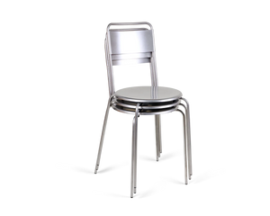 Petit Rond Chair | Stainless Steel