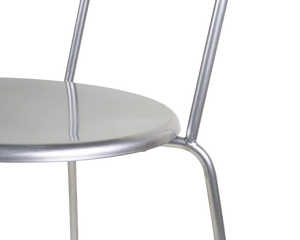 Petit Rond Chair | Stainless Steel