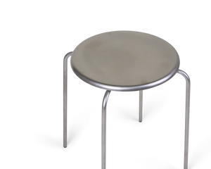 Petit Rond Stool | Stainless Steel