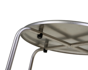 Petit Rond Stool | Stainless Steel