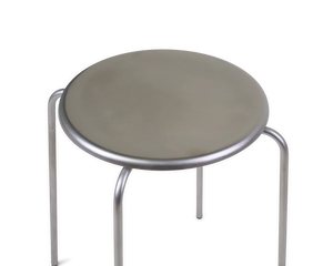Petit Rond Stool | Stainless Steel