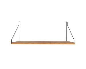 Single Shelf | Natural Oak / Black | D27 / W40