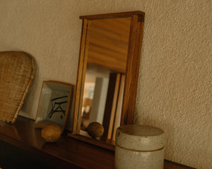 Symmetry Mirror | Honey Ash Wood | Small
