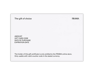 FRAMA Gift Card
