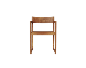 Armrest Chair 01 | Warm Brown Birch