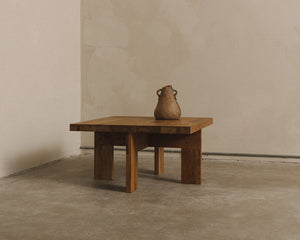 Farmhouse Coffee Table | Natural Oak | Square