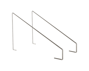 D40 Brackets for Shelf Library | Set of Two | Stainless Steel