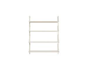 Shelf Library Single Section | Warm White Steel | H108.4 / W80