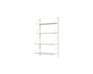 Shelf Library Single Section | Warm White Steel | H108.4 / W60