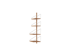 Shelf Library Add-on Section | Natural Oak | H114.8 / W40
