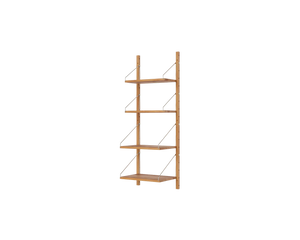 Shelf Library Single Section | Natural Oak | H114.8 / W40