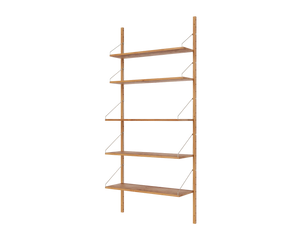 Shelf Library Single Section | Natural Oak | H185.2 / W80
