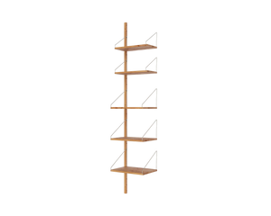 Shelf Library Add-on Section | Natural Oak | H185.2 / W40