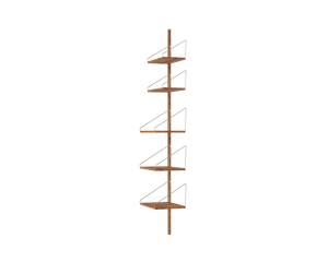 Shelf Library Add-on Section | Natural Oak | H185.2 / W40