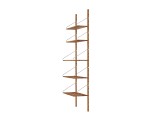 Shelf Library Single Section | Natural Oak | H185.2 / W60