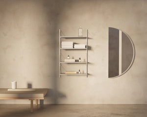 Shelf Library Single Section | Stainless Steel | H108.4 / W60