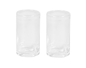 0405 Glass Set of Two | Clear | Medium