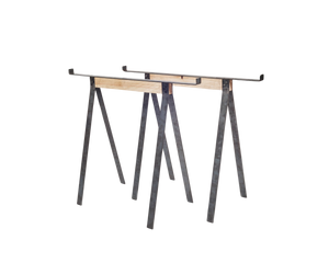 Trestles | Blackened Steel / Oak