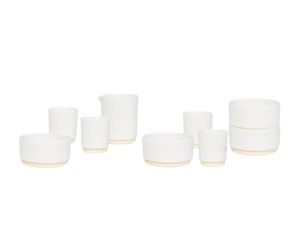 Otto Ceramic Tableware Set | Breakfast | White