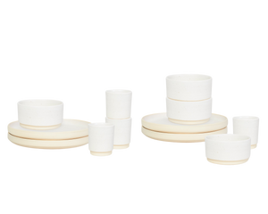 Otto Ceramic Tableware Set I Dinner | White