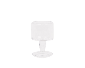 0405 Stem Glass Set of Two | Clear | Small
