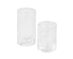 0405 Glass Set of Two | Clear | Medium