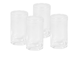 0405 Glass Set of Four | Clear | Medium