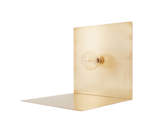 90° Floor Light | Brass