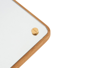 RM-1 Rectangular Mirror | Natural Oak | Small