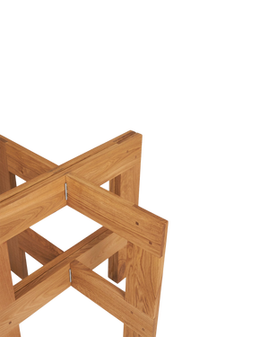Farmhouse Table Trestles | Natural Oak