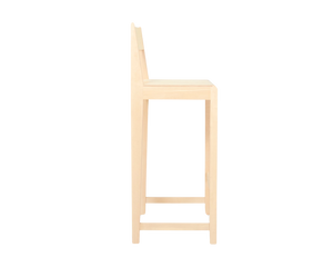 Bar Chair 01 | Natural Birch | H76