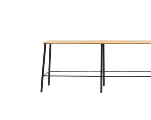 Adam Bench | Black / Oak | L160