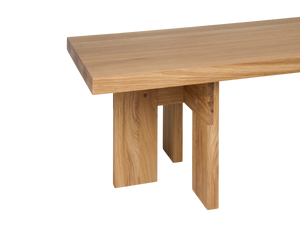 Farmhouse Coffee Table | Natural Oak | Rectangle