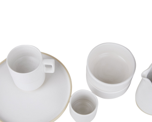 Otto Ceramic Bowls Set of Two | White | Medium