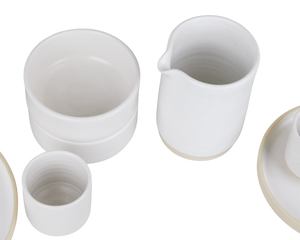 Otto Ceramic Bowls Set of Two | White | Small