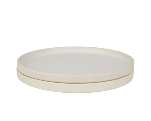 Otto Ceramic Plate Set of Two | Natural | Large