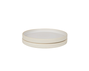 Otto Ceramic Plate Set of Two | Natural | Small