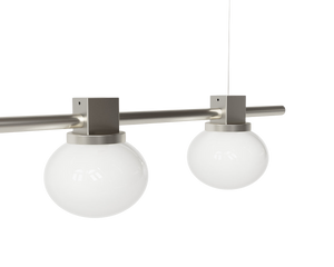 Ovoid Pendant Light | Stainless Steel | Quadruple