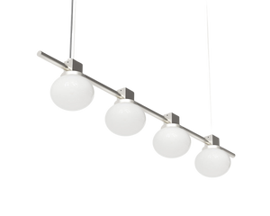 Ovoid Pendant Light | Stainless Steel | Quadruple