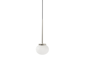 Ovoid Pendant Light | Stainless Steel | Single