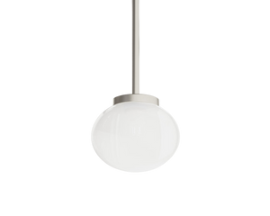 Ovoid Pendant Light | Stainless Steel | Single