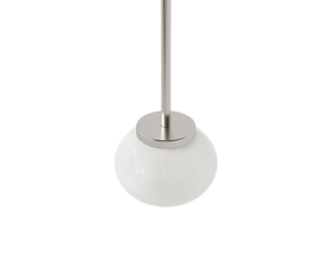 Ovoid Pendant Light | Stainless Steel | Single