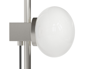 Ovoid Wall Lamp | Stainless Steel | Single