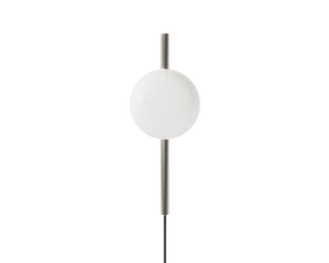 Ovoid Wall Lamp | Stainless Steel | Single